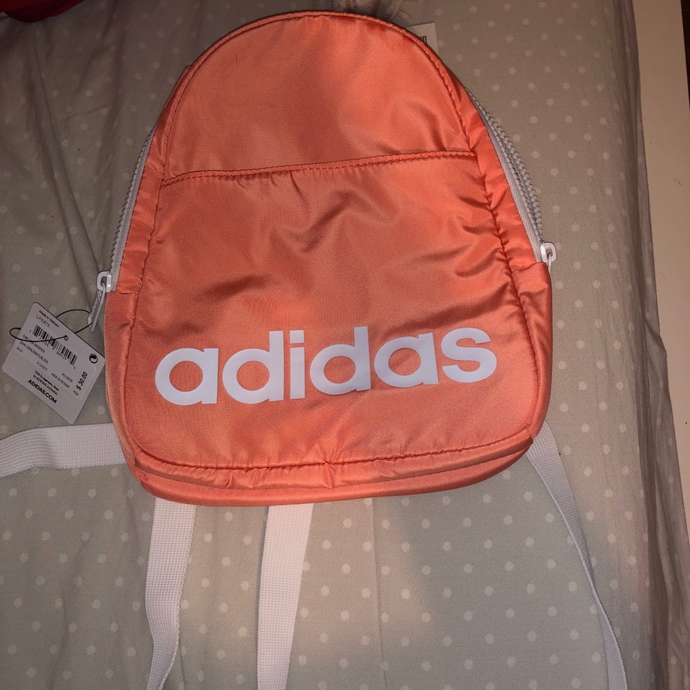 adidas orange mini backpack